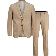 Beige - Herren Anzüge Jack & Jones Jprfranco Super Slim Fit Anzug