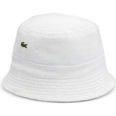 Lacoste White Headgear Lacoste Croc Bucket Hat Flour