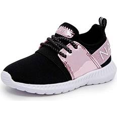 Sport Shoes Nautica Toddler and Little Girls Kappil Athletic Sneaker Pink Metallic Black