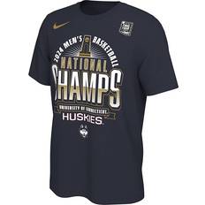 Nike Connecticut Huskies Connecticut 2024 Basketball National Champions Locker Room T-Shirt Navy