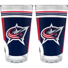 Great American Products Columbus Blue Jackets Beer Glass 16fl oz 2