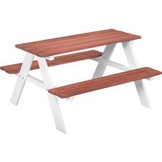 Patio Furniture OutSunny Brown Picnic Bench Perfect