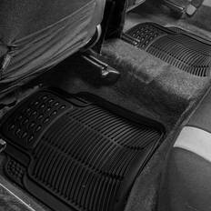 Car Care & Vehicle Accessories Peak™ 4-Piece All-Weather Car & Truck Floor Mats Black