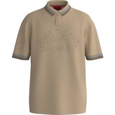 Hugo Boss M - Men Polo Shirts Hugo Boss Men's Polo Shirt Lt Bge