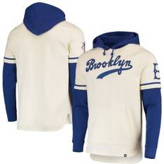 '47 Jackets & Sweaters '47 Men's MLB Los Angeles Dodgers Trifecta Shortstop Pullover Hoodie, Cream