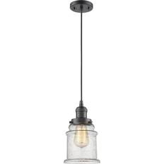 Innovations Lighting Canton Oiled Rubbed Bronze/Seedy Pendant Lamp 6"