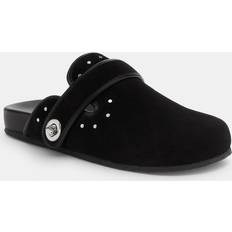 Coach Women Clogs Coach Blake Clog With Rivets Black