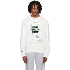 Lacoste White Sweaters Lacoste Relaxed-Fit Sweatshirt