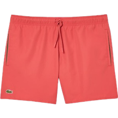 Lacoste Lightweight Monochrome Swim Trunks - Pink/Green