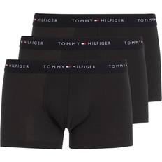 Tommy Hilfiger Boxers Men's Underwear Tommy Hilfiger Three-Pack Stretch-Cotton Boxer Trunks Black