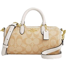 Coach Lacey Crossbody In Signature Canvas - Gold/Light Khaki Chalk