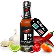 Lola’s Fine Hot Sauce Family Reserve Hot Sauce Hottest 5fl oz 1pack