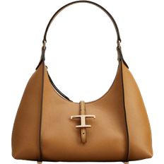 Tod's T Timeless Hobo Bag in Leather Small - Brown