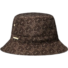 Michael Kors Empire Signature Logo Print Bucket Hat - Chocolate