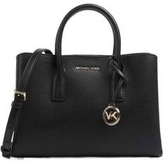 Michael Kors Ruthie Small Pebbled Leather Satchel - Black