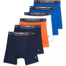 Polo Ralph Lauren Men Men's Underwear Polo Ralph Lauren Men's Classic-Fit Boxer Briefs 6-pack - Cruise Navy/Dusk Orange/White/Sapp