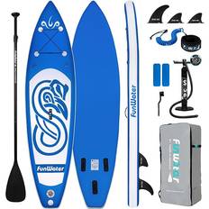 FunWater Inflatable Ultra-Light Stand Up Paddle Board Set