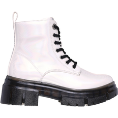 Skechers Boots Children's Shoes Skechers Girl's Cityspark Boots 4.0 White/Black Synthetic 4.0