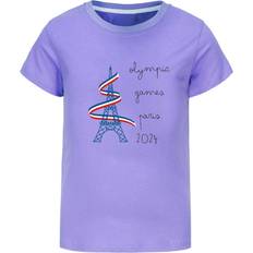 Little Girl's 2024 Paris Summer Casual Graphic Tees T-Shirt Kids