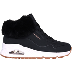 Skechers Boots Children's Shoes Skechers Girl's Uno Fall Air Boots 11.0 Black Synthetic/Textile 11.0