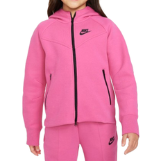 Nike Kid's Sportswear Tech Fleece Full Zip Hoodie - Alchemy Pink/Black (FD2979-605)
