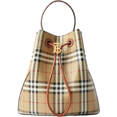 Burberry Small TB Bucket Bag - Archive Beige/Briar Brown