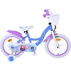 16" Barnesykler Volare Disney Frozen 2 Childrens Bicycle 2023 Blue/Purple Barnesykkel