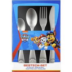 Edelstahl Kinderbestecke Paw Patrol Pos Cutlery Set 4pcs