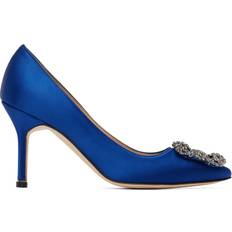 Manolo Blahnik Damen Pumps Manolo Blahnik Hangisi 90 - Bright Blue