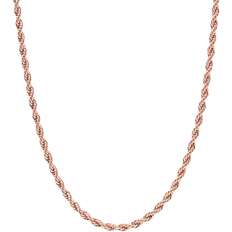 GLD Rope Chain Necklace 4mm - Rose Gold