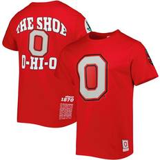 Sports Fan Apparel on sale Mitchell & Ness Men's Scarlet Ohio State Buckeyes Team Origins T-shirt Scarlet