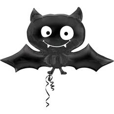 Amscan Animal & Character Balloons Supershape Bat Black