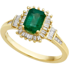 Macy's Ring - Gold/Emerald/Diamonds