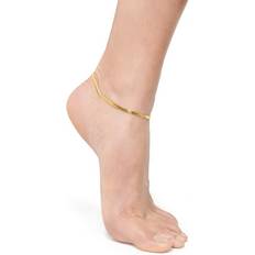 Anklets Adornia Chain Anklet in Gold One Size