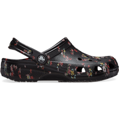 Unisex Clogs Crocs Classic Ditsy Floral Clog - Black