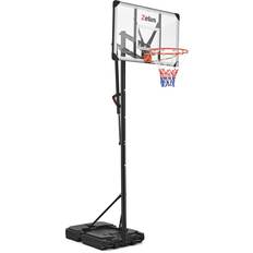 Basketball Stands Zelus Adjustable Heights Portable Outdoor Basketball Hoop 5.5-10 ft.
