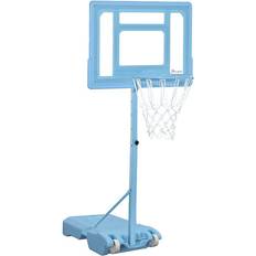 Soozier Pool Side Portable Basketball Hoop System Stand Goal with Adjustable Height