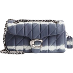 Coach Tabby Shoulder Bag 26 With Quilting And Tie Dye - Silver/Midnight Navy