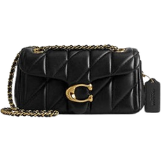 Coach Tabby Shoulder Bag 20 With Quilting - Brass/Black
