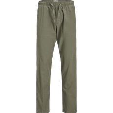 Jack & Jones Relaxed Fit Classic Trousers - Green/Dusty Olive