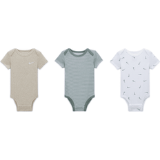 Nike Bodysuits Children's Clothing Nike Baby Boys Essentials Bodysuits, Pack of Mica Green 0-3 months