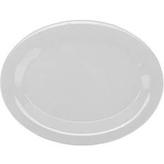 G.E.T. ENTERPRISES Melamine Oval White Serving Dish 4