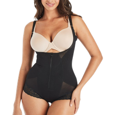 Maidenform Ultra Sculpts Fajas Colombianas Open Bust Bodysuit - Black