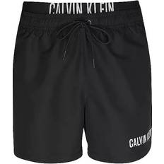 Calvin Klein Intense Power Double Waistband Swim Shorts - Pvh Black
