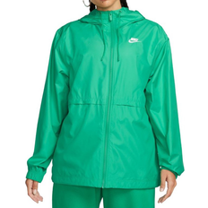 Nike Women's Sportswear Essential Repel Woven Jacket - Stadium Green/White