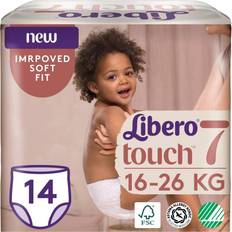 Barn- & babytilbehør Libero Touch Pants Diaper Size 7 16-26kg 14pcs