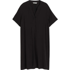 Kurze Kleider H&M Viscose Tunic Dress - Black