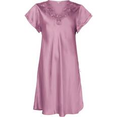 Neglisjeer Lady Avenue Pure Silk Nightgown - Smoky Grape