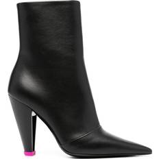 3juin Leather Ankle Boots - Black