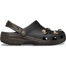 Crocs Classic Glitter Heart Clog - Black / Multi